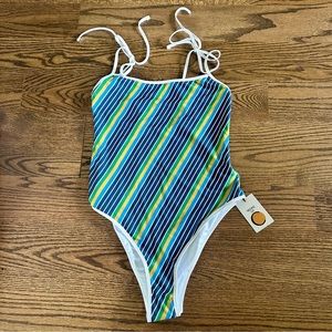 Tropic of C x Splits59 Cosmo One Piece Swim Suit, NWT